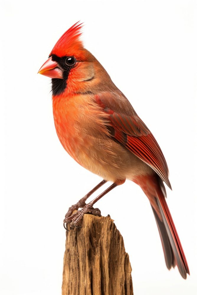 Northern Cardinal cardinal animal beak. AI generated Image by rawpixel.