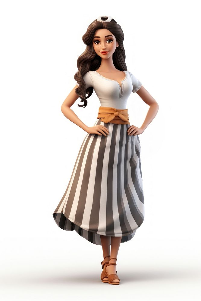 Adult cartoon dress skirt. AI generated Image by rawpixel.