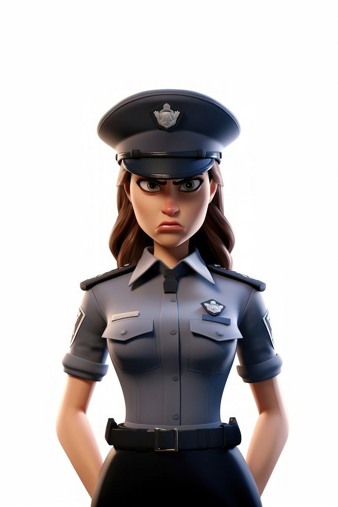 Adult uniform cartoon woman. AI generated Image by rawpixel.