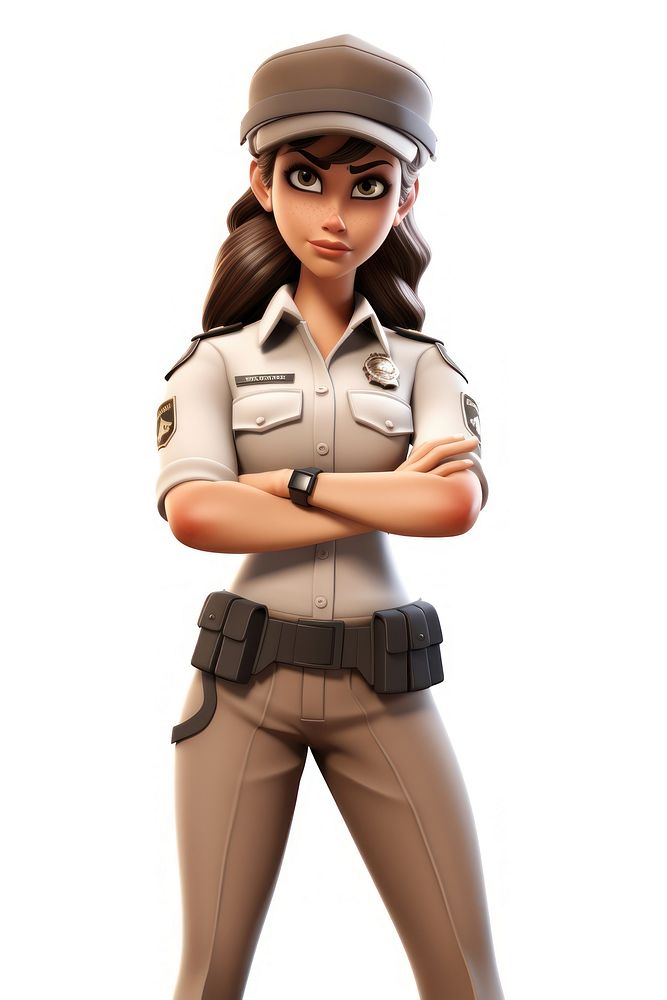 Adult uniform cartoon woman. AI generated Image by rawpixel.