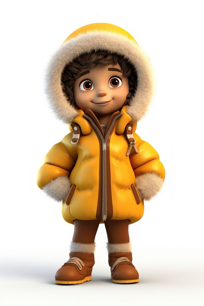 Cartoon coat doll cute. AI generated Image by rawpixel.