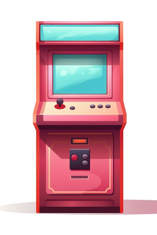 Game machine white background technology. AI generated Image by rawpixel.