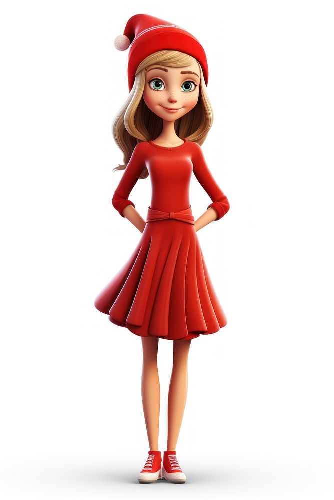 Figurine cartoon dress doll. AI generated Image by rawpixel.