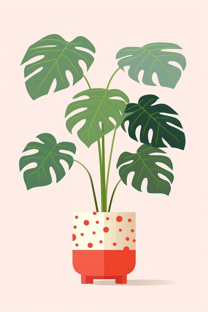 Plant vase pottery leaf. AI generated Image by rawpixel.