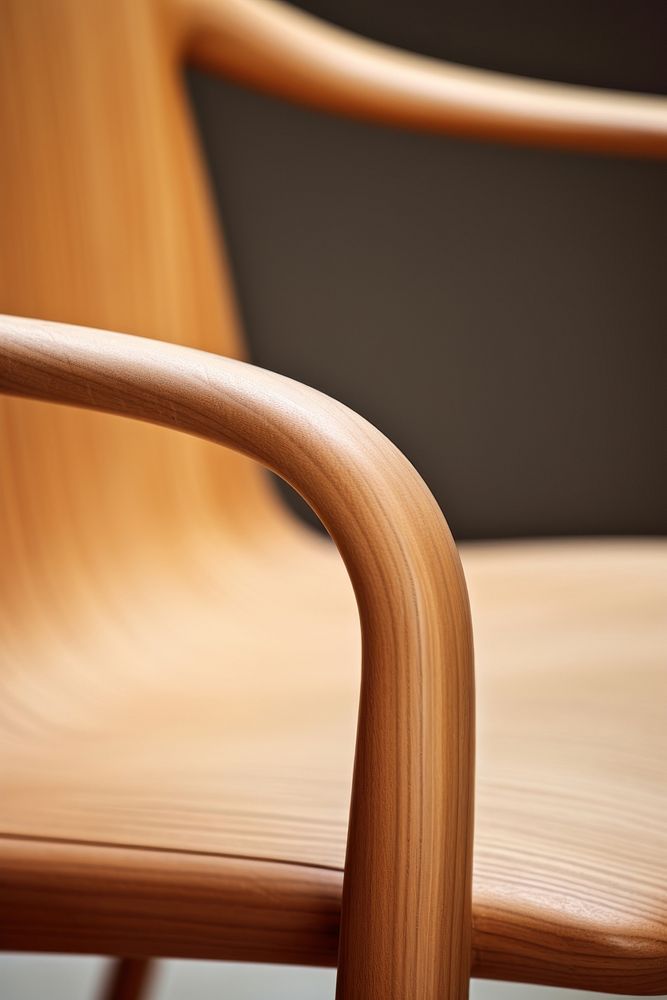 Chair wood furniture hardwood. AI generated Image by rawpixel.