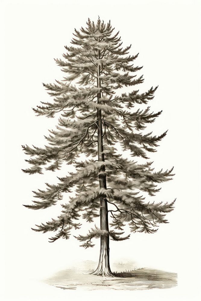 Tree drawing sketch plant. AI generated Image by rawpixel.