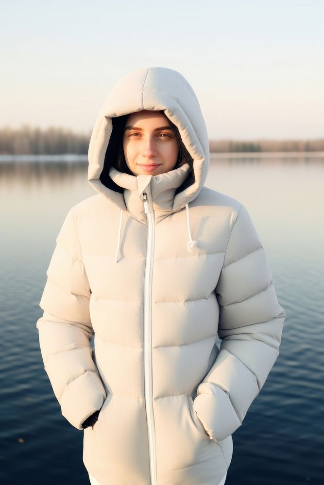 Sweatshirt portrait jacket winter. AI generated Image by rawpixel.