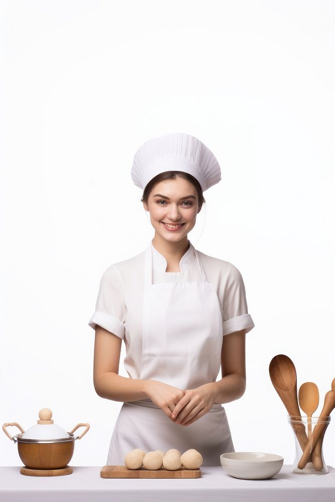 Chef portrait smiling adult. AI generated Image by rawpixel.