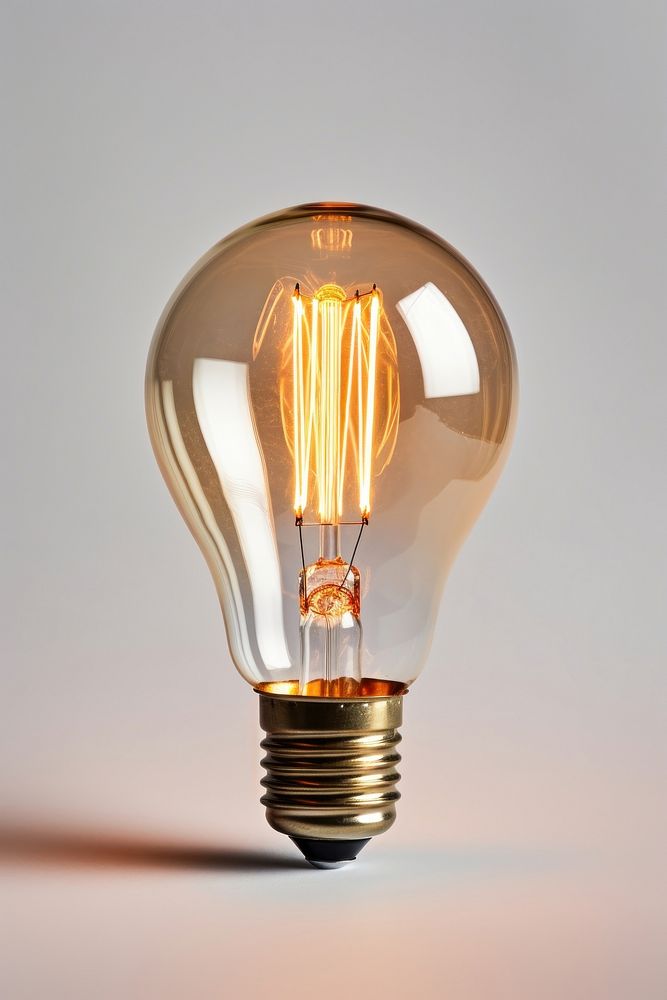 Light lightbulb electricity illuminated. 