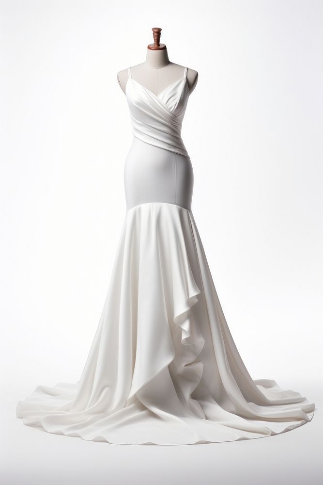 Wedding dress mannequin fashion. AI generated Image by rawpixel.