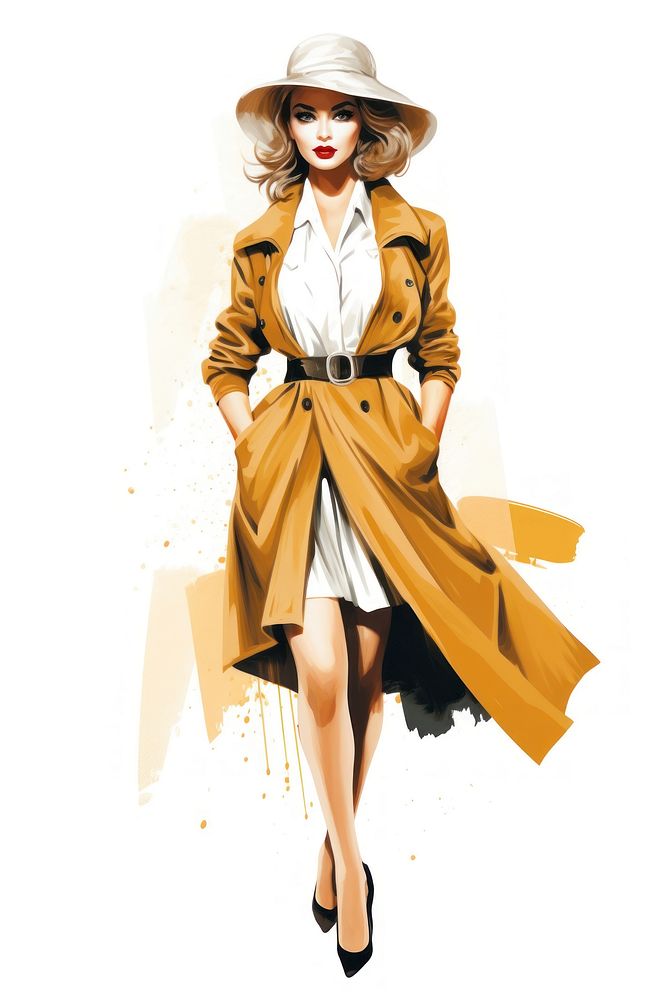 Footwear overcoat fashion adult. AI generated Image by rawpixel.