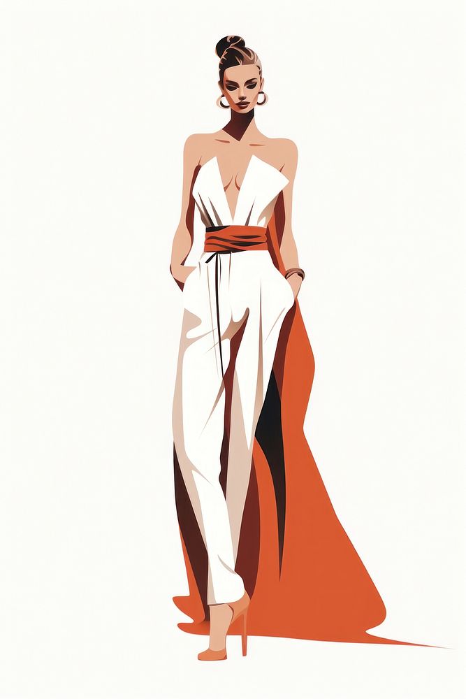 Fashion dress adult gown. AI generated Image by rawpixel.