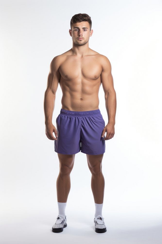 Footwear athlete shorts adult. 