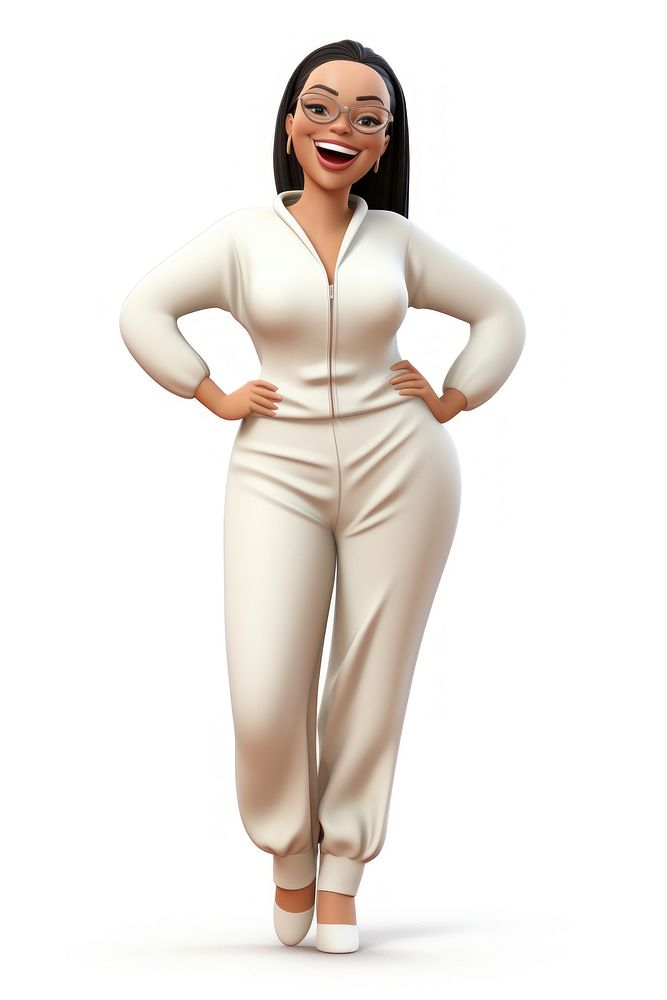 Cartoon adult women suit. AI generated Image by rawpixel.