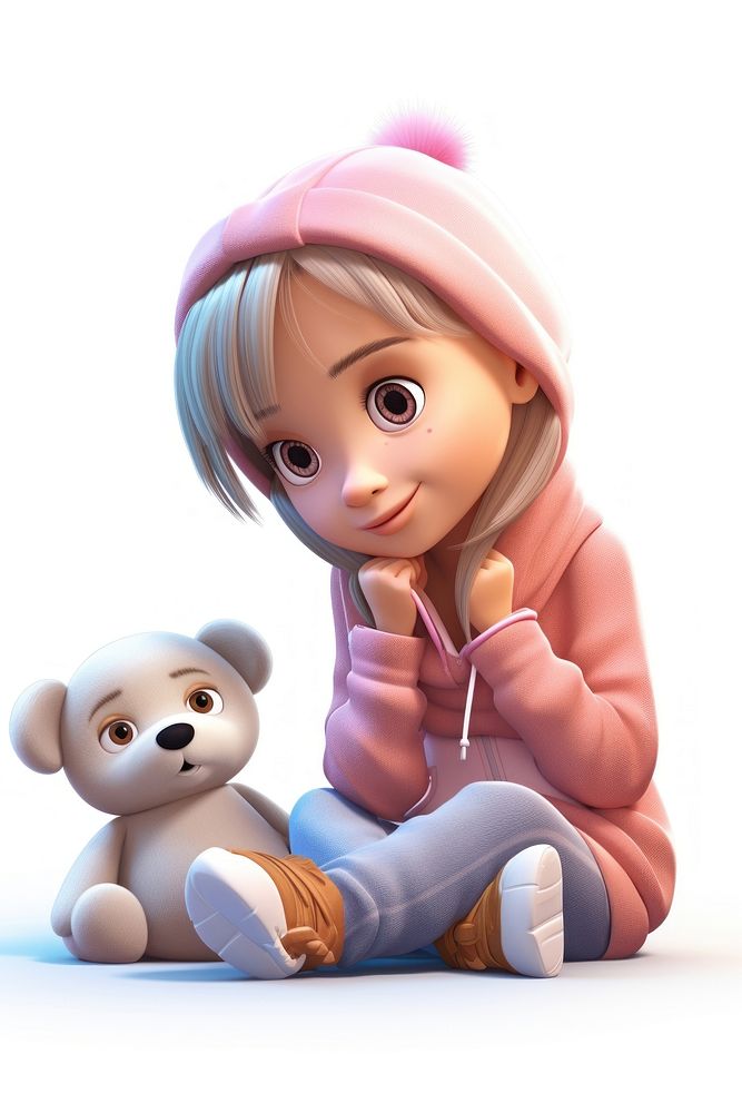 Toy cartoon doll representation. AI generated Image by rawpixel.