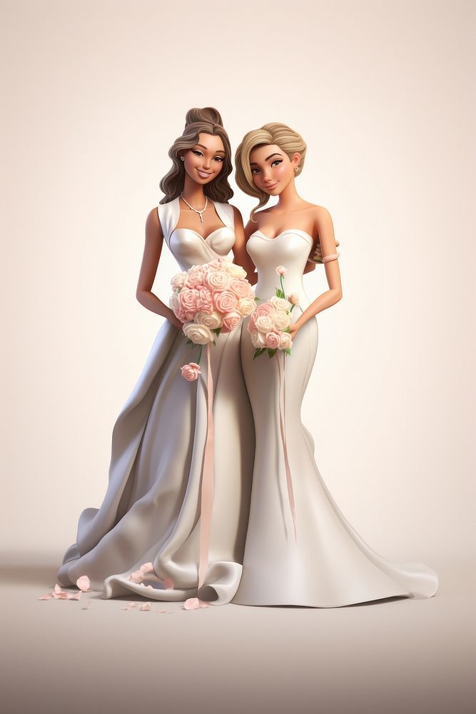 Wedding fashion dress women. AI generated Image by rawpixel.