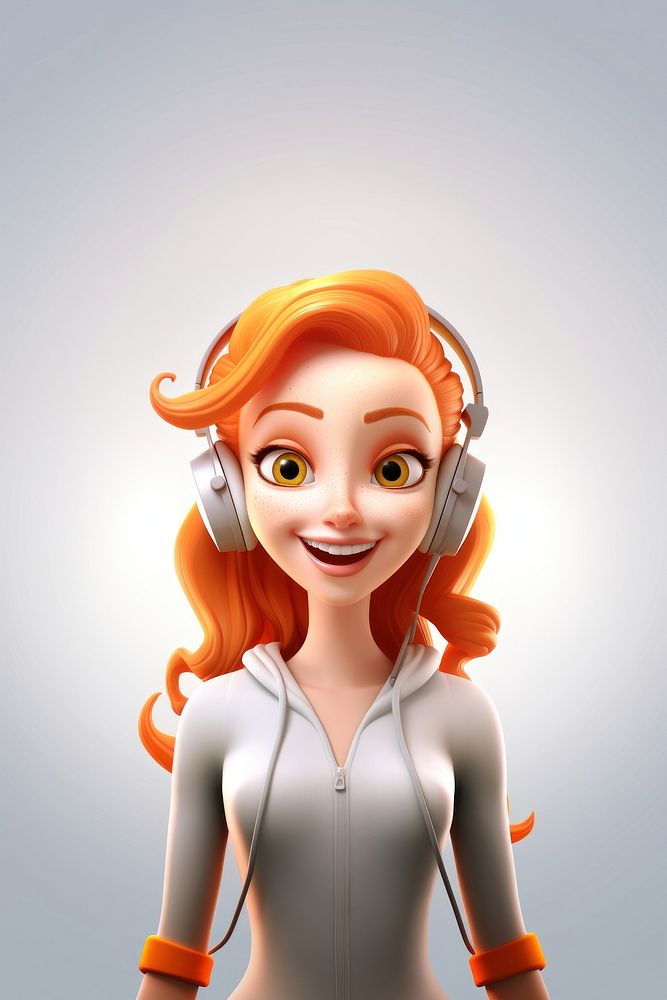 Portrait cartoon women adult. AI generated Image by rawpixel.