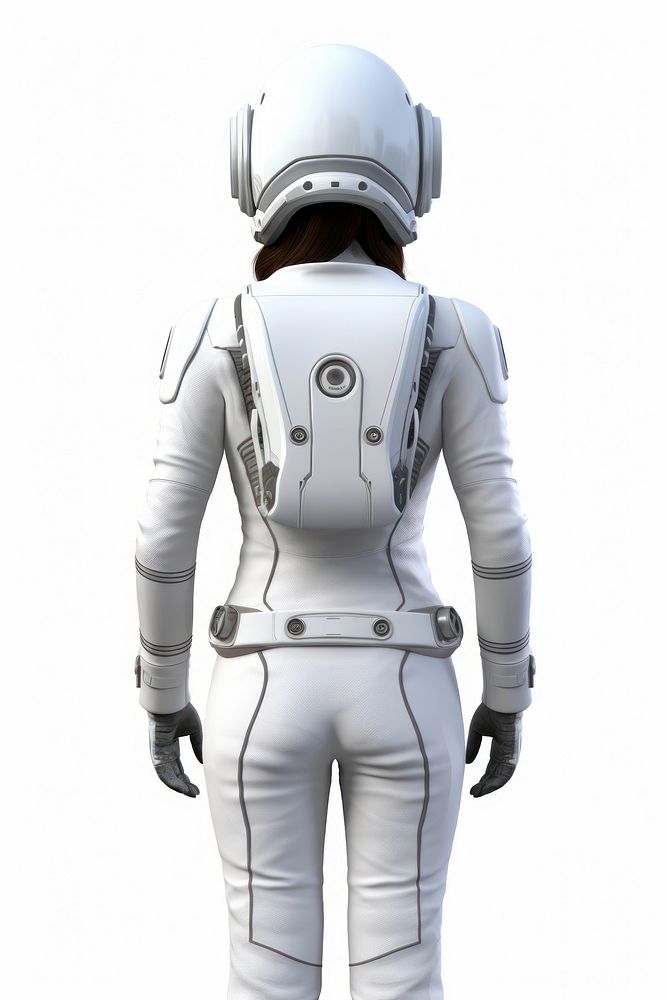 Astronaut helmet robot white. AI generated Image by rawpixel.