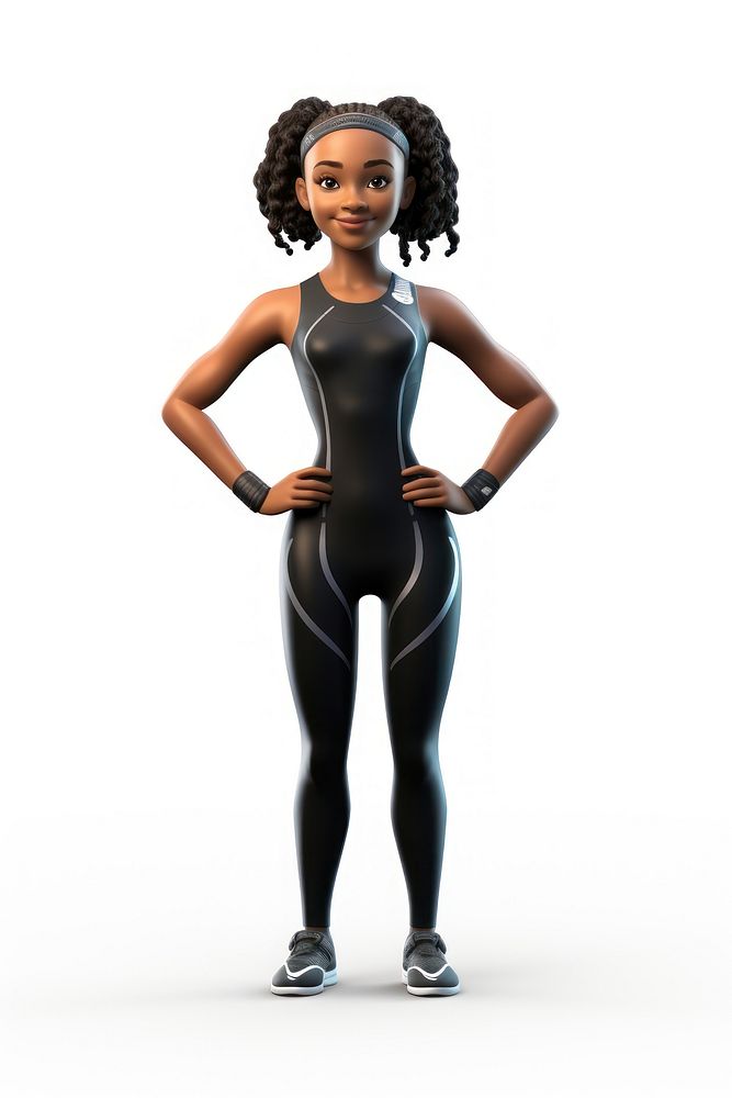 Female adult black determination. AI generated Image by rawpixel.