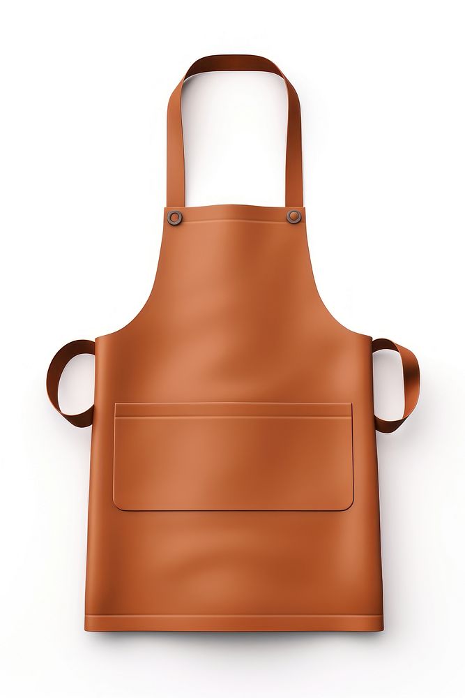Handbag apron white background accessories. AI generated Image by rawpixel.