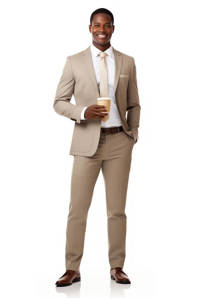 Cup smiling holding blazer. AI generated Image by rawpixel.