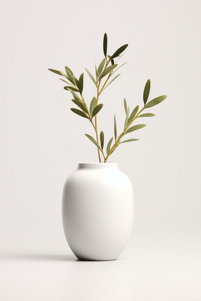 Porcelain branch plant white. AI generated Image by rawpixel.