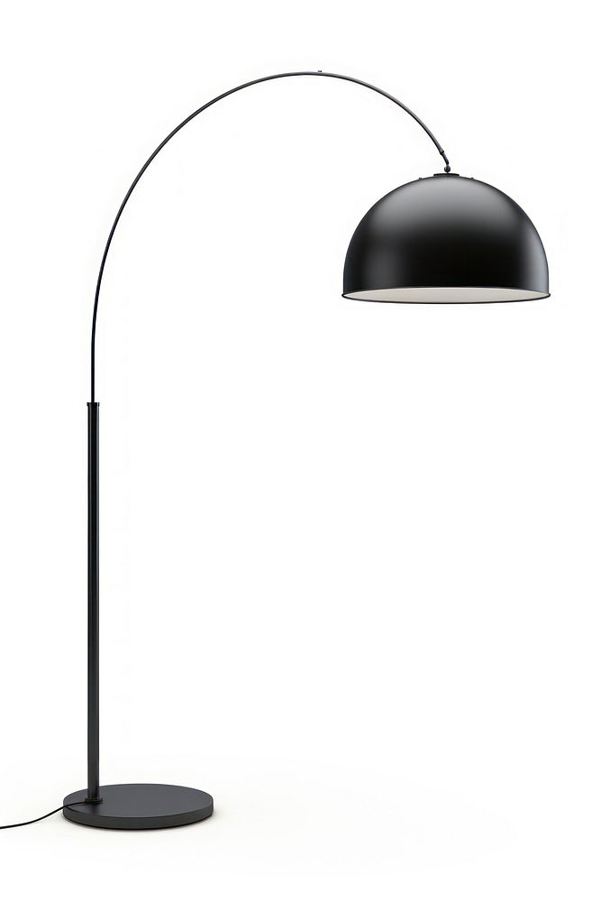 Lamp lampshade black white background. AI generated Image by rawpixel.