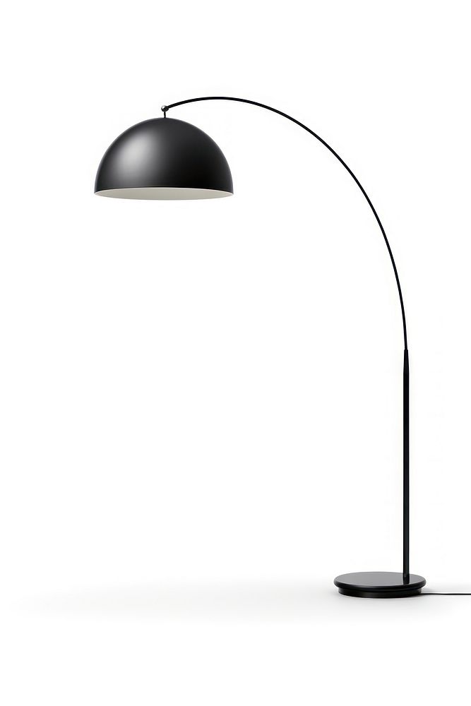 Lamp lampshade black white background. AI generated Image by rawpixel.