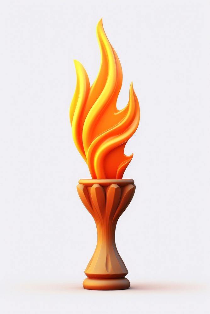 Torch fire achievement creativity. AI generated Image by rawpixel.