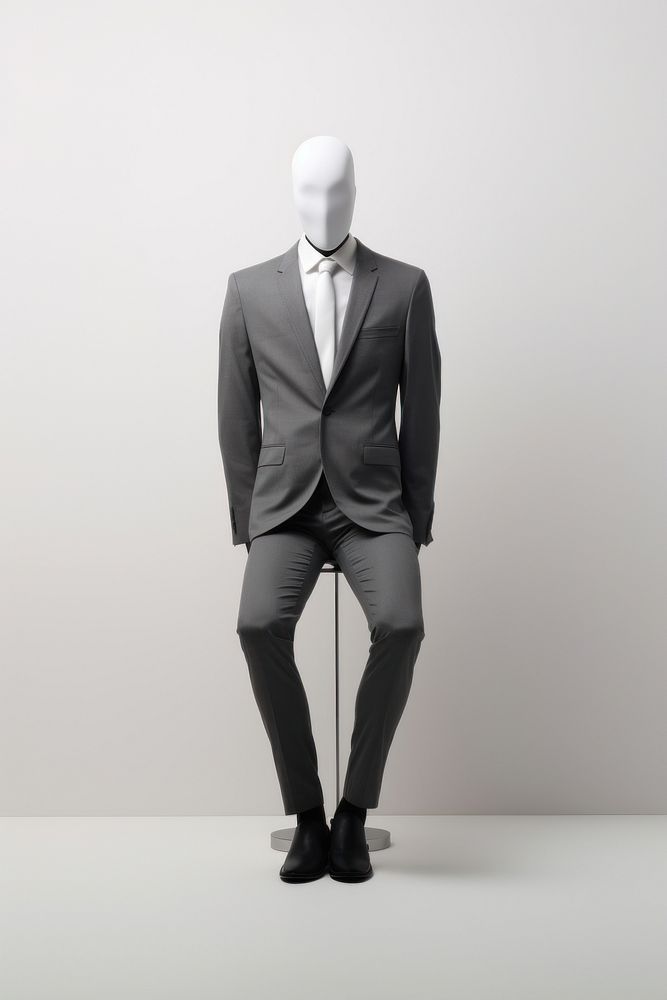 Mannequin tuxedo blazer adult. AI generated Image by rawpixel.