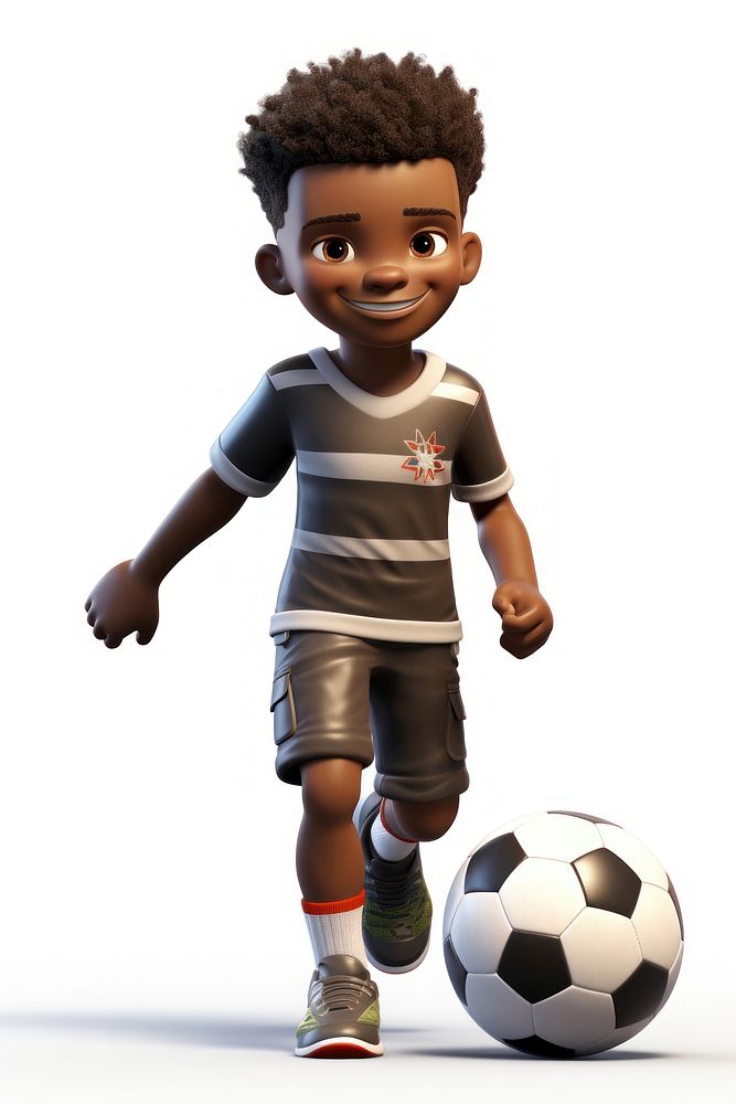 Football cartoon sports toy. AI generated Image by rawpixel.