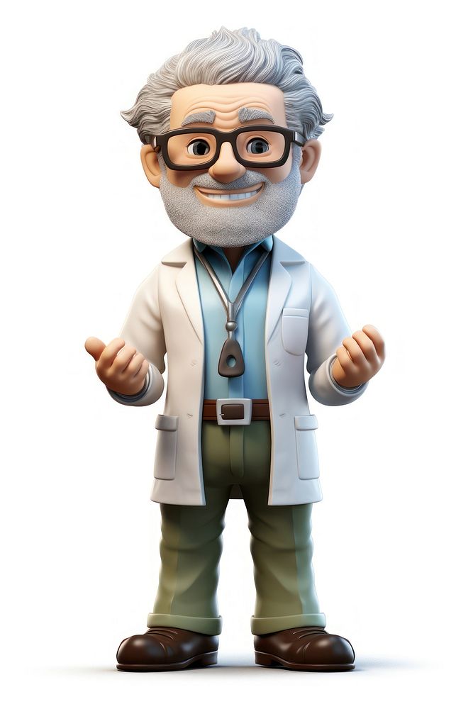Glasses cartoon toy white background. AI generated Image by rawpixel.