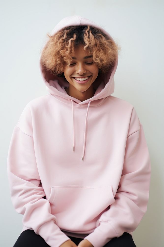 Sweatshirt clothing sweater smile. AI generated Image by rawpixel.