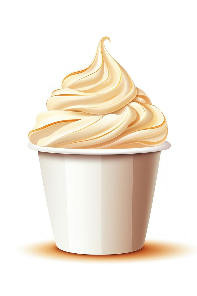 Coffee cup cream dessert whipped. AI generated Image by rawpixel.