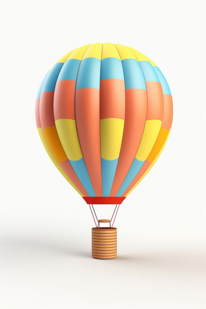Hot air balloon aircraft vehicle transportation. AI generated Image by rawpixel.