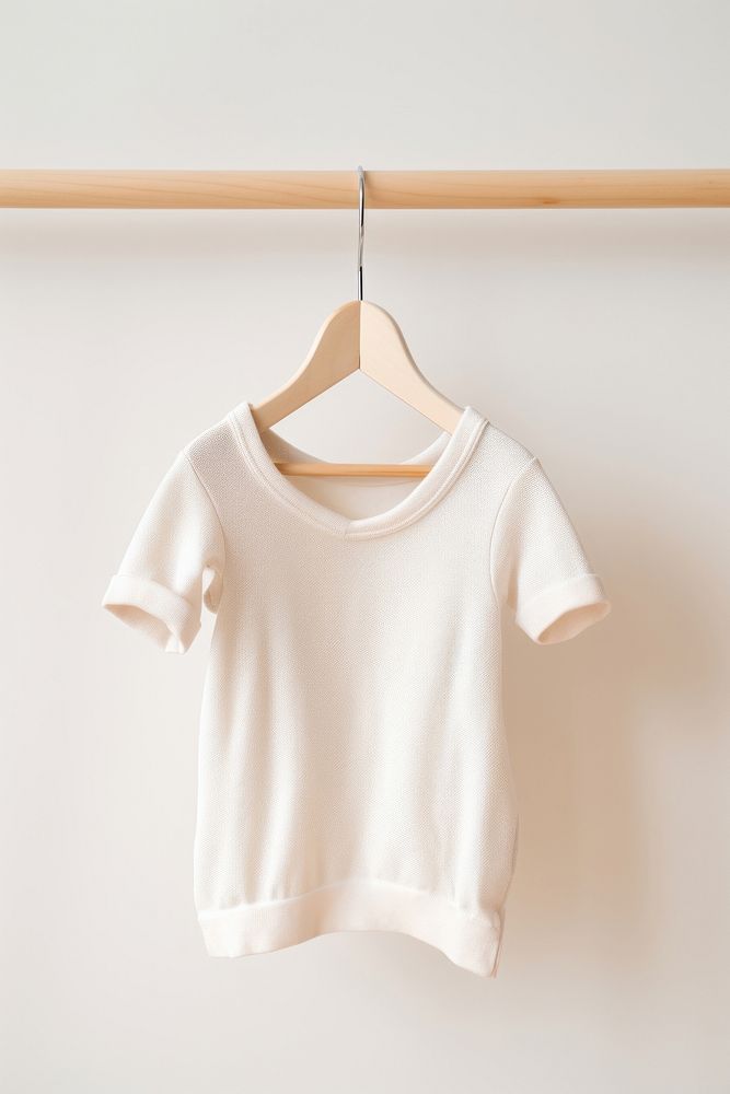 T-shirt apparel blouse hanger. AI generated Image by rawpixel.