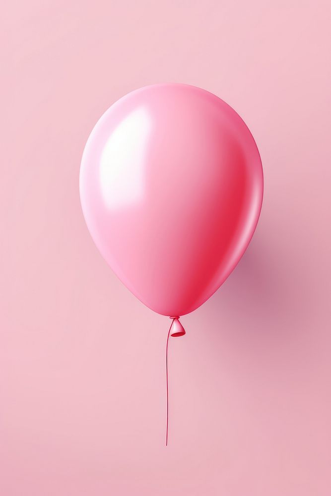 Balloon birthday pink anniversary. AI generated Image by rawpixel.
