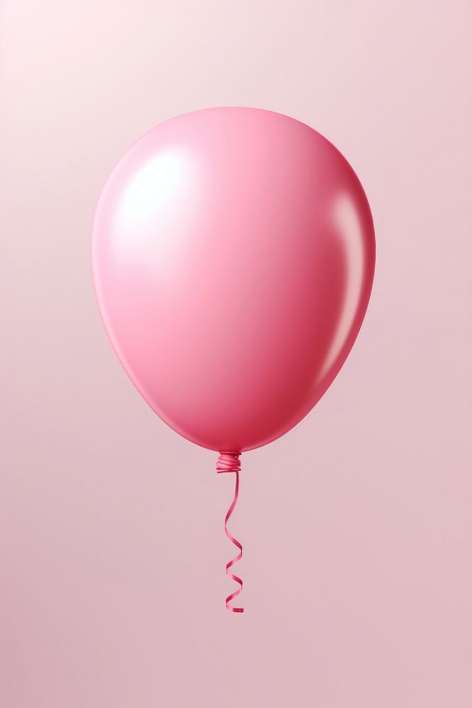 Balloon birthday pink anniversary. AI generated Image by rawpixel.