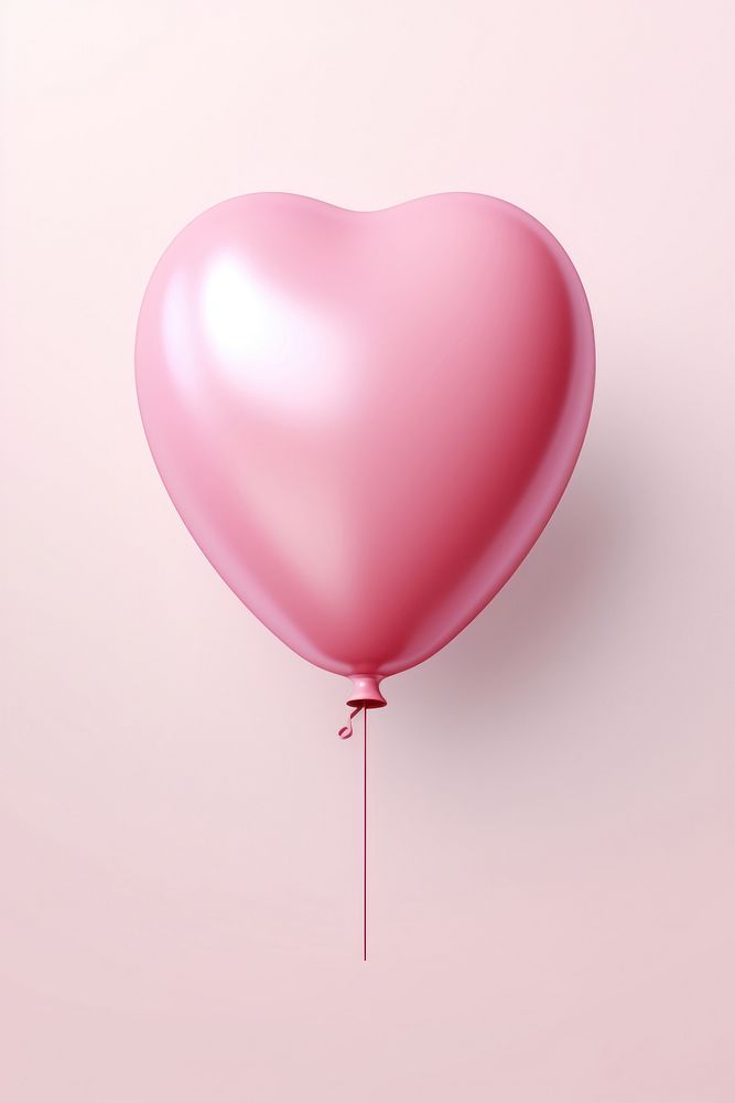 Balloon pink celebration anniversary. AI generated Image by rawpixel.