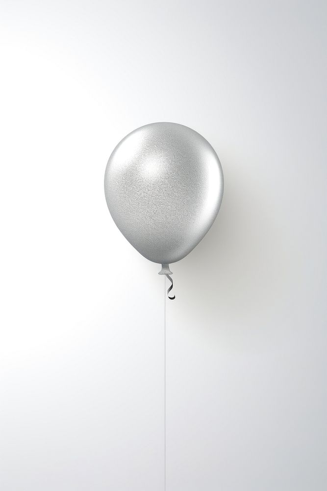 Balloon lighting silver celebration. AI generated Image by rawpixel.