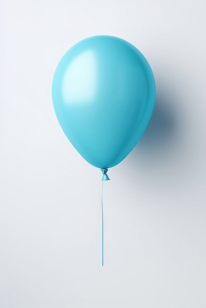 Balloon blue anniversary celebration. AI generated Image by rawpixel.