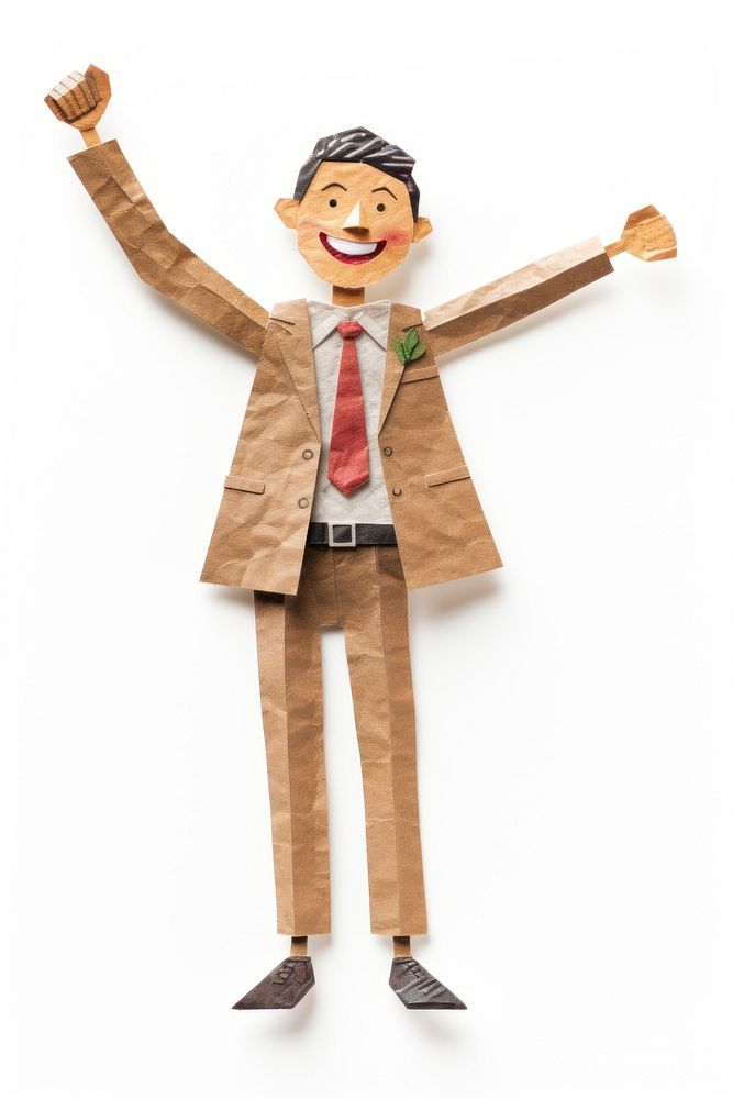 Scarecrow toy white background anthropomorphic. AI generated Image by rawpixel.