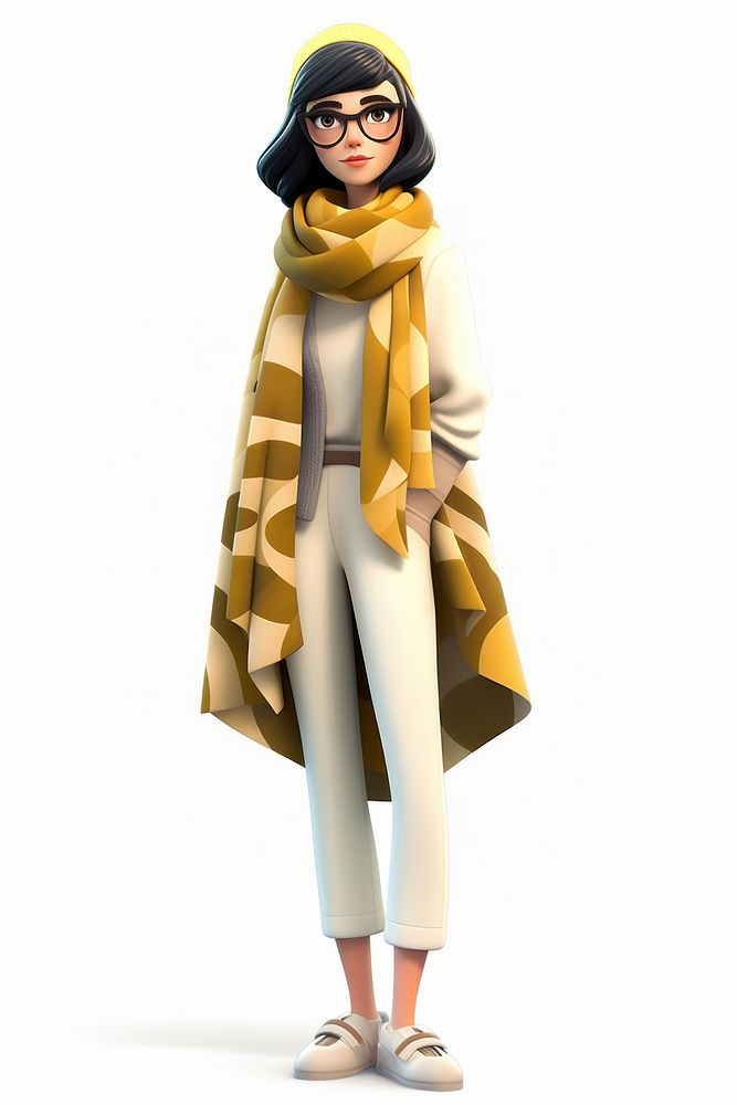 Scarf fashion adult women. AI generated Image by rawpixel.
