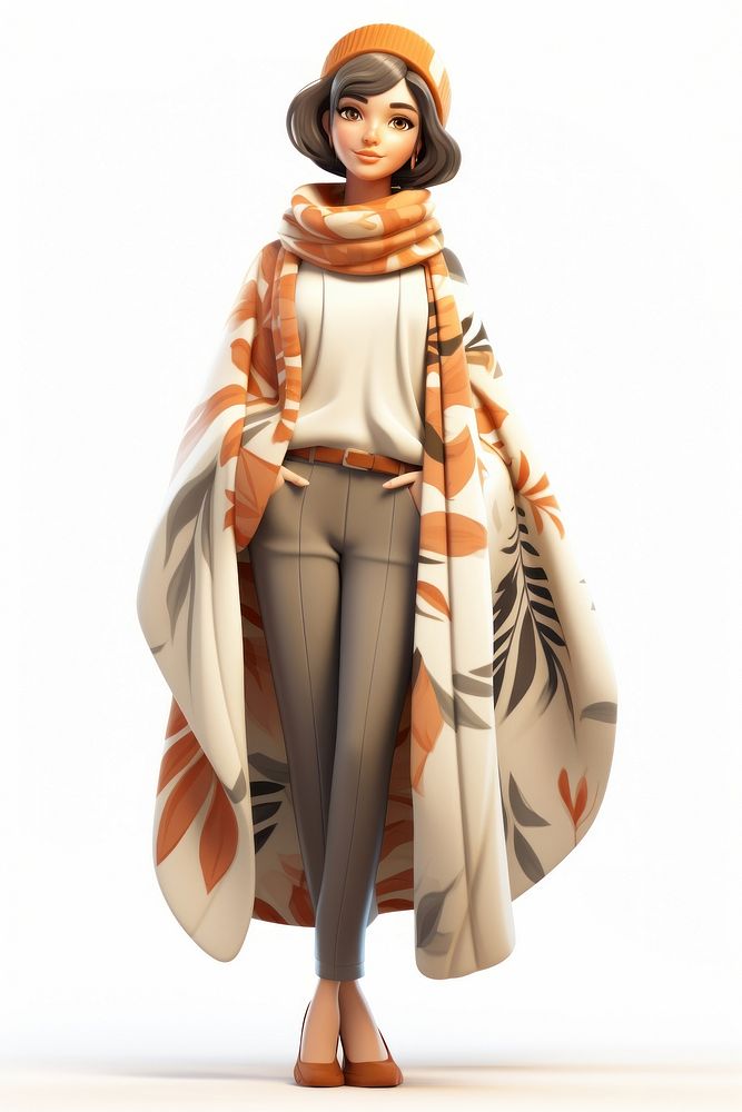 Fashion scarf women toy. AI generated Image by rawpixel.