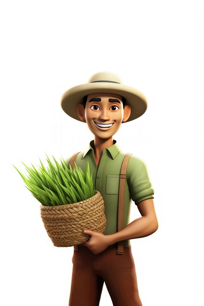Gardening outdoors farmer smile. AI generated Image by rawpixel.