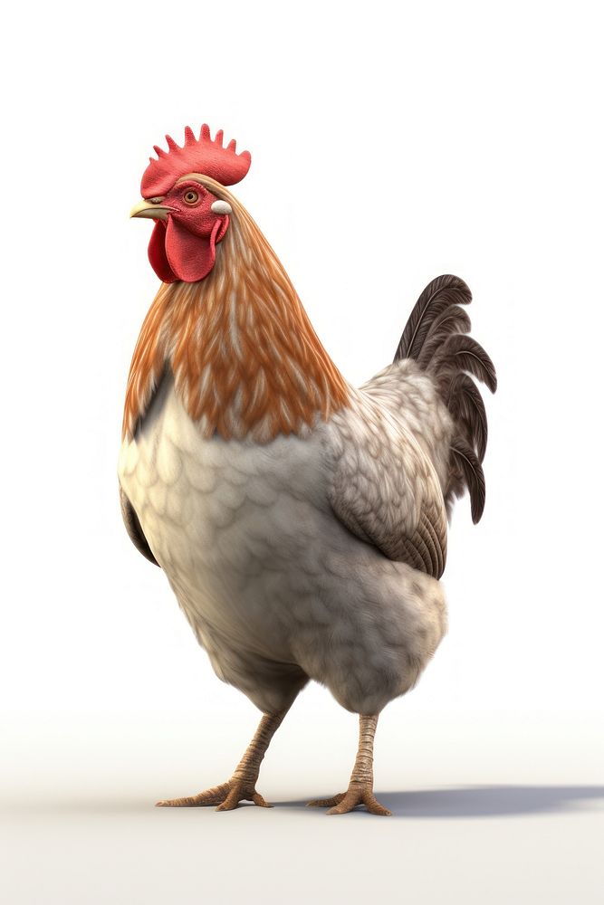Livestock chicken poultry animal. AI generated Image by rawpixel.