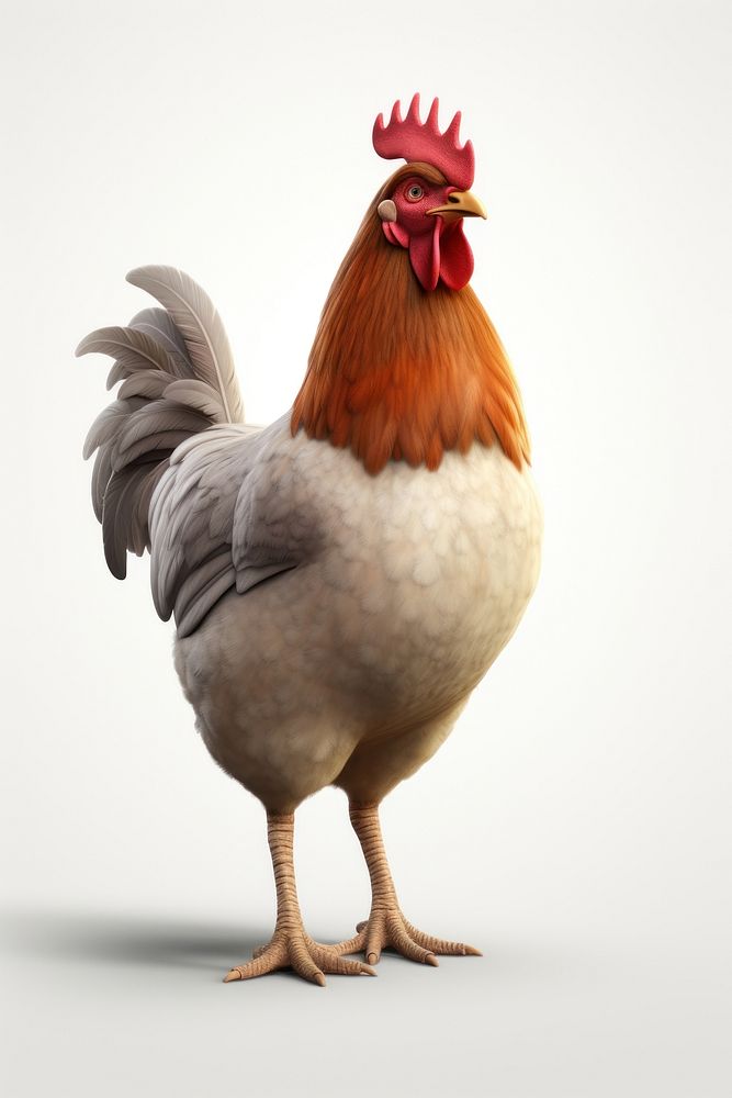 Livestock chicken poultry animal. AI generated Image by rawpixel.