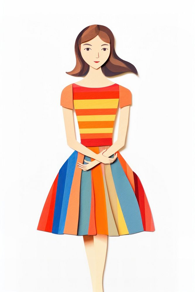 Cartoon dress skirt adult. AI generated Image by rawpixel.