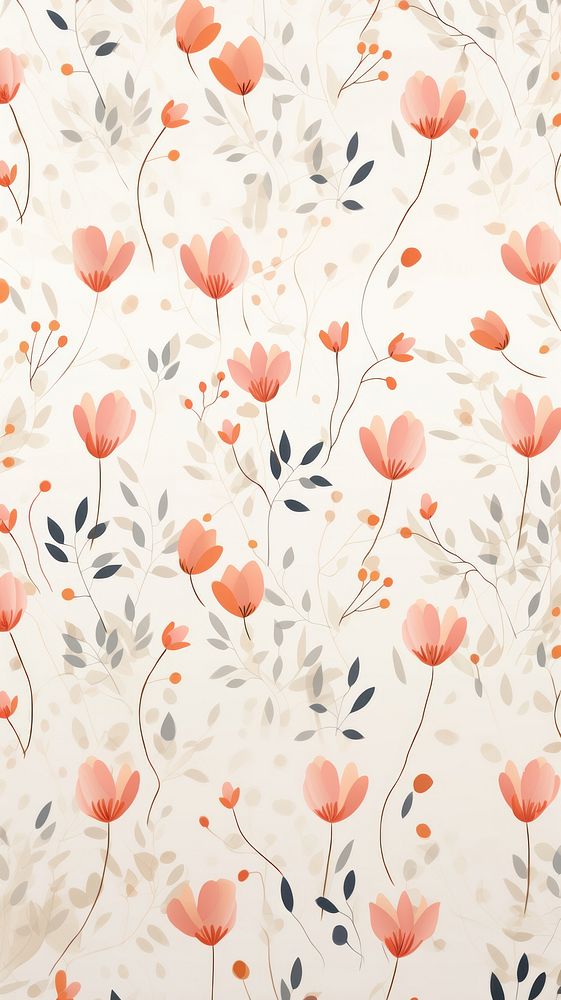 Abstract pattern flower backgrounds. AI generated Image by rawpixel.