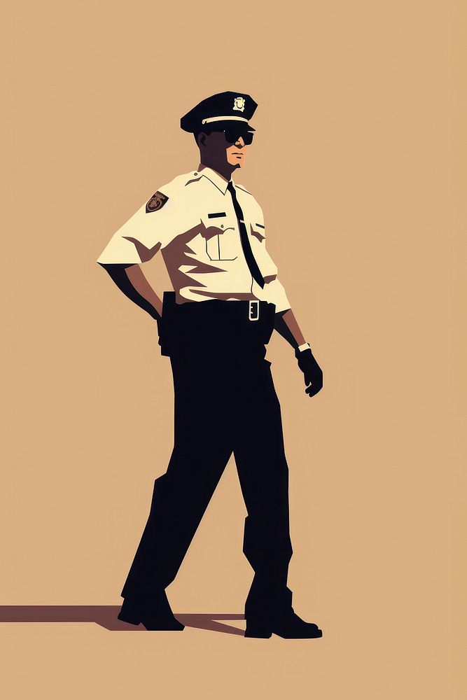 Officer adult police officer accessories. AI generated Image by rawpixel.